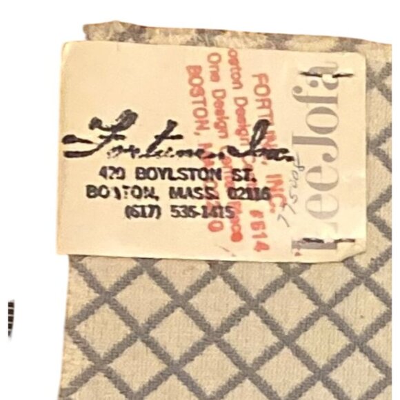 Pembroke Matelassé Heather Grey 100% Cotton Fabric Piece  Lee Jofa 12 1/2" x 13" - Picture 5 of 5